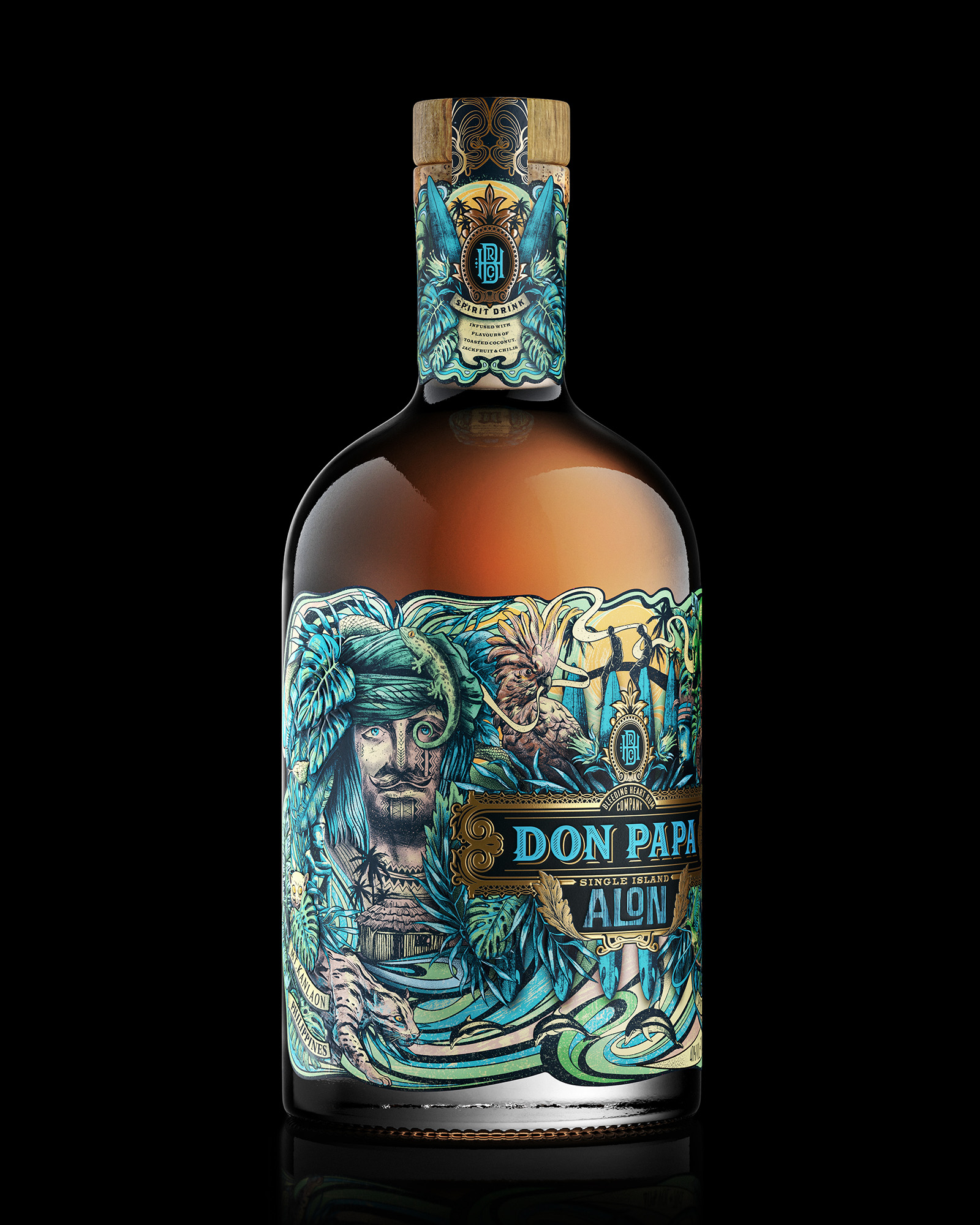 Don Papa Alon packaging