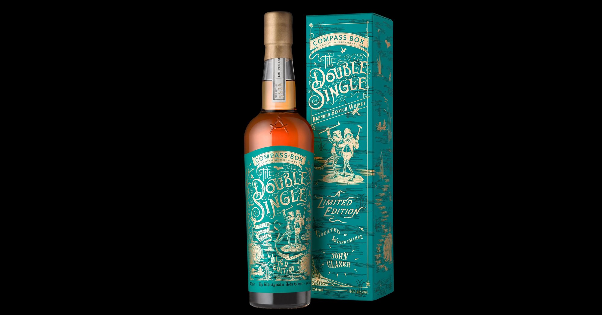 Compass Box Double Single Scotch Whisky packaging and branding by