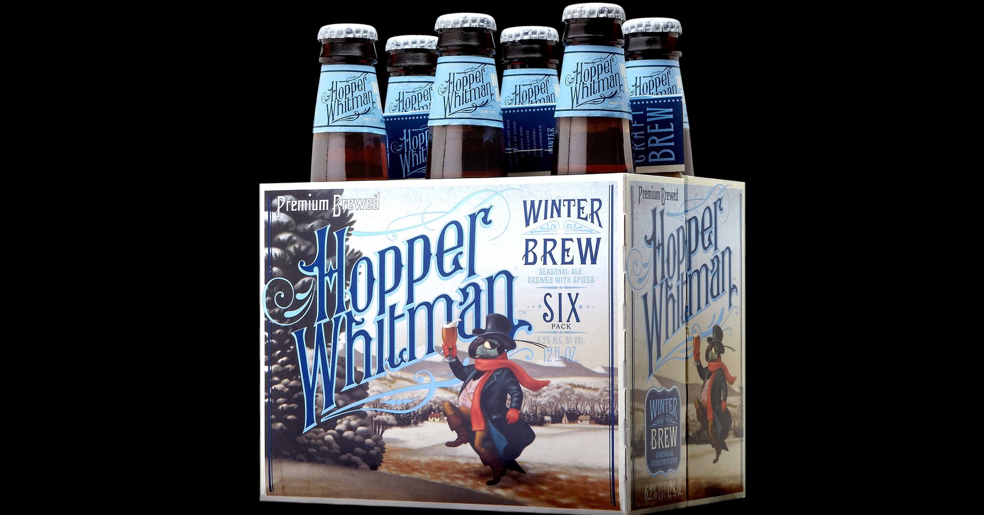 Hopper Whitman Beer packaging and branding by Stranger & Stranger