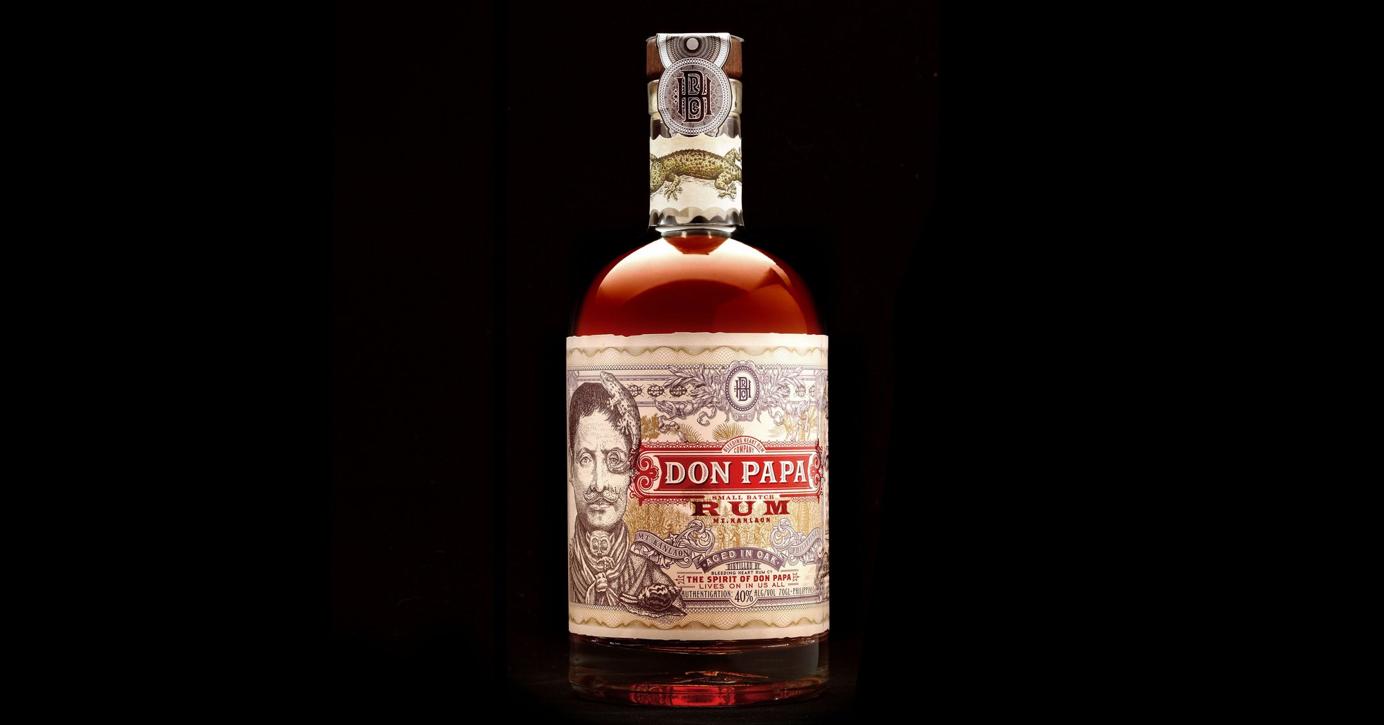 Don Papa Rum packaging and branding by Stranger & Stranger