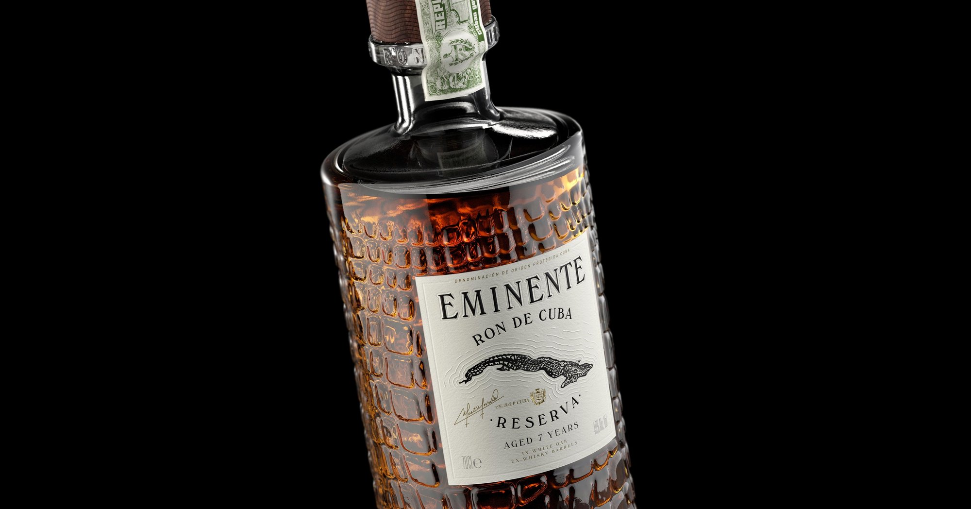 Eminente Rum packaging and branding by Stranger & Stranger