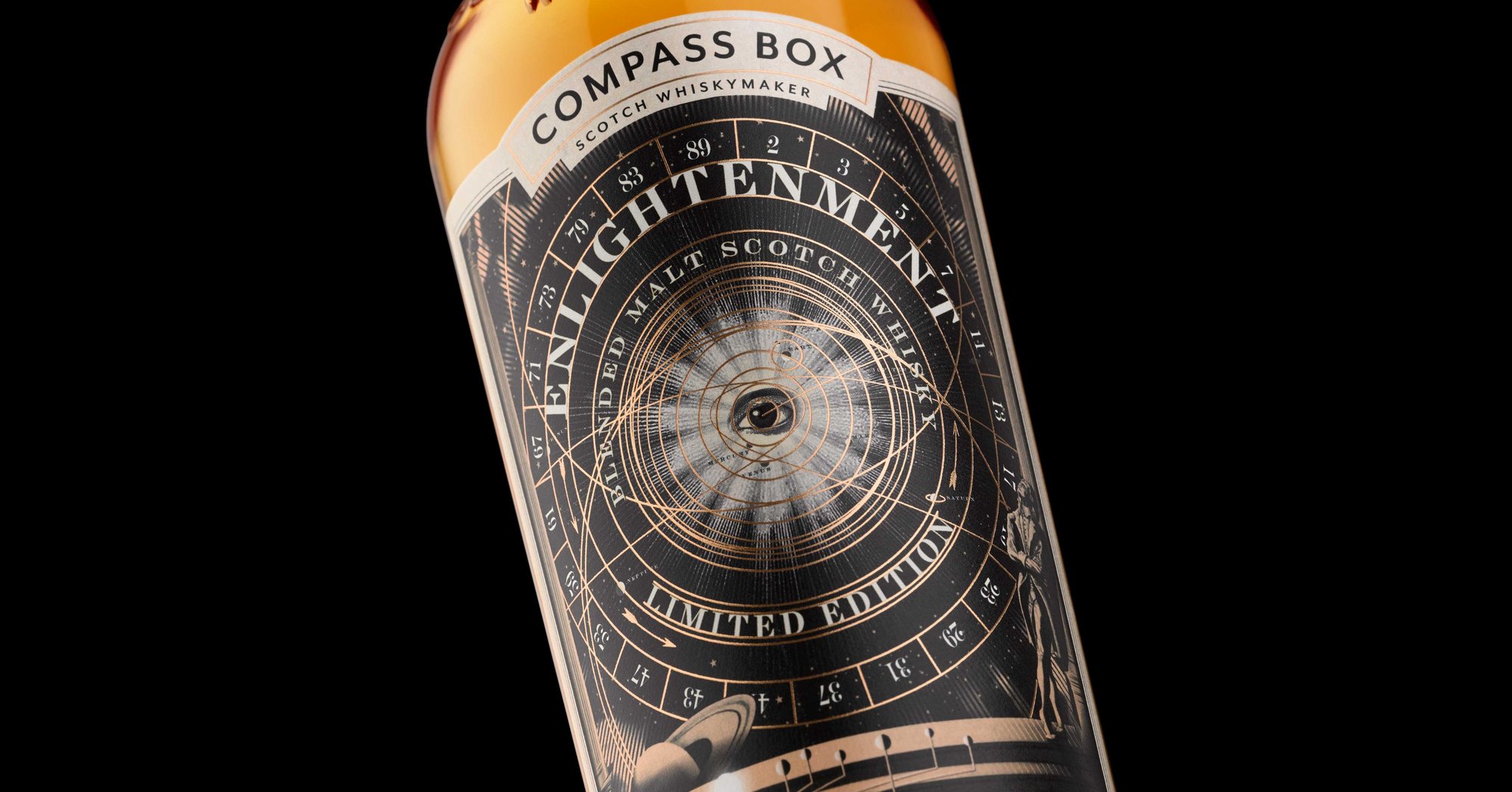 Compass Box Enlightenment Scotch Whisky packaging and branding by